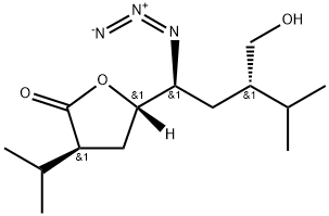 (3S,5S)-5-[(1S,3S)-1-azido-3-(hydroxymethyl)-4-methylpentyl]-3-propan-2-yloxolan-2-one