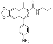(+/-)-4-(4-AMINOPHENYL)-1,2-DIHYDRO-1-METHYL-2-PROPYLCARBAMOYL-6,7-METHYLENEDIOXYPHTHALAZINE