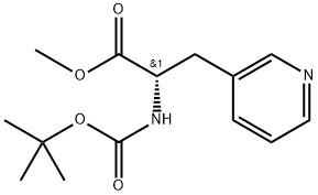 3-Pyridinepropanoic acid, α-[[(1,1-dimethylethoxy)carbonyl]amino]-, methyl ester, (αS)-
