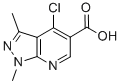 4-chloro-1,3-diMethylpyraazolo[3,4-B]pyridine-5-carboxylic acid