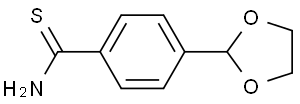 4-(1,3-二氧戊环-2-基)苯并硫代酰胺