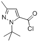 1-叔丁基-3-甲基-1H-吡唑-5-羰酰氯