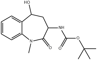 (5-羟基-1-甲基-2-氧代-2,3,4,5-四氢-1H-苯并[B]氮杂卓-3-基)氨基甲酸叔丁酯