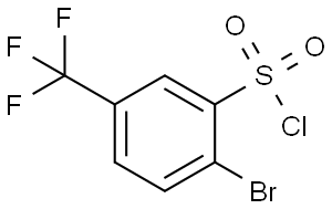 2-Bromo-5-(trifluoromethyl)benzene-1-sulfonyl chloride