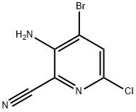 2-Pyridinecarbonitrile, 3-amino-4-bromo-6-chloro-