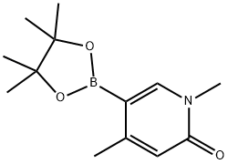 2(1H)-Pyridinone, 1,4-dimethyl-5-(4,4,5,5-tetramethyl-1,3,2-dioxaborolan-2-yl)-
