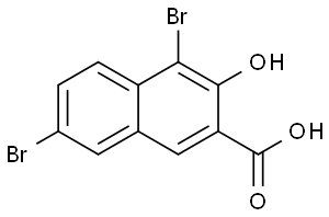 1,6-Dibromo-2-hydroxynaphthalene-3-carboxylic acid