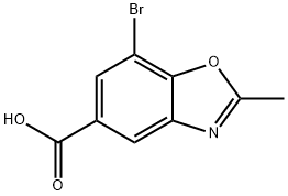 7-bromo-2-methyl-1,3-benzoxazole-5-carboxylic acid