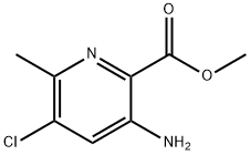 2-Pyridinecarboxylic acid, 3-amino-5-chloro-6-methyl-, methyl ester