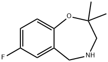 7-fluoro-2,2-dimethyl-2,3,4,5-tetrahydrobenzo[f][1,4]oxazepine