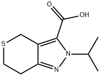 Thiopyrano[4,3-c]pyrazole-3-carboxylic acid, 2,4,6,7-tetrahydro-2-(1-methylethyl)-