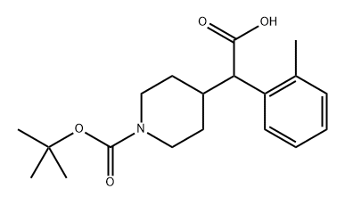4-Piperidineacetic acid, 1-[(1,1-dimethylethoxy)carbonyl]-α-(2-methylphenyl)-