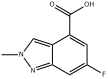 2H-Indazole-4-carboxylic acid, 6-fluoro-2-methyl-