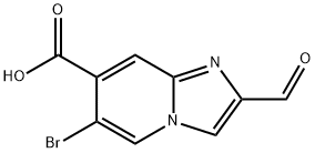 6-bromo-2-formylimidazo[1,2-a]pyridine-7-carboxylic acid