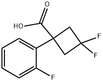 Cyclobutanecarboxylic acid, 3,3-difluoro-1-(2-fluorophenyl)-