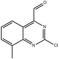 4-Quinazolinecarboxaldehyde, 2-chloro-8-methyl-