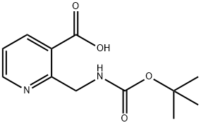 2-({[(tert-butoxy)carbonyl]amino}methyl)pyridine-3-carboxylic acid