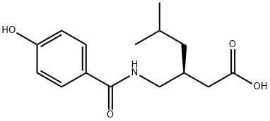 Pregabalin Paraben Amide ((3S)-3-[[(4-Hydroxybenzoyl)amino]methyl]-5-methylhexanoic Acid)