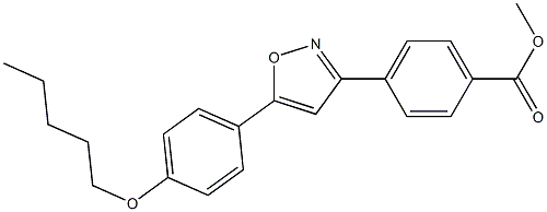 4-(5-(4-(Pentyloxy)phenyl)isoxazol-3-yl)benzoic acid methyl ester