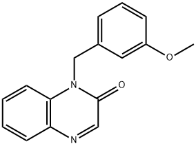 2(1H)-Quinoxalinone, 1-[(3-methoxyphenyl)methyl]-