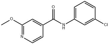 4-Pyridinecarboxamide, N-(3-chlorophenyl)-2-methoxy-