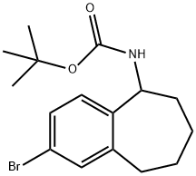 Carbamic acid, N-(2-bromo-6,7,8,9-tetrahydro-5H-benzocyclohepten-5-yl)-, 1,1-dimethylethyl ester