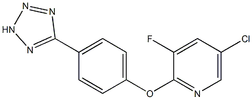 2-(4-(2H-tetrazol-5-yl)phenoxy)-5-chloro-3-fluoropyridine