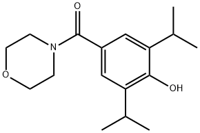 (4-hydroxy-3,5-diisopropylphenyl)(morpholino)methanone