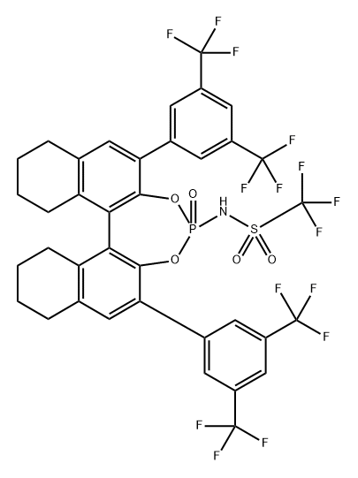 N-[(11BS)-2,6-双[3,5-双(三氟甲基)苯基]-8,9,10,11,12,13,14,15-八氢-4-氧化碘萘[2,1-D:1',2'-F][1,3,2]二氧杂磷酰基-4-基]-1,1,1-三氟甲磺酰胺