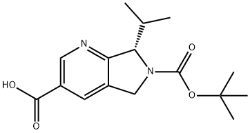 (S)-6-(tert-butoxycarbonyl)-7-isopropyl-6,7-dihydro-5H-pyrrolo[3,4-b]pyridine-3-carboxylic acid