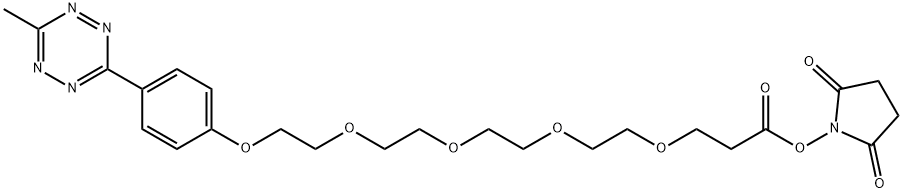METHYLTETRAZINE-PEG5-NHS ESTER,甲基四嗪-五聚乙二醇-琥珀酰亚胺酯
