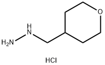 (oxan-4-ylmethyl)hydrazine hydrochloride