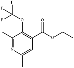 Ethyl 2,6-dimethyl-3-(trifluoromethoxy)pyridine-4-carboxylate