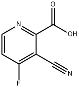 2-Pyridinecarboxylic acid, 3-cyano-4-fluoro-