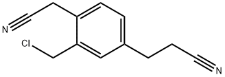 2-(Chloromethyl)-4-(2-cyanoethyl)phenylacetonitrile