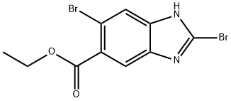 Ethyl 2,5-dibromo-1H-benzimidazole-6-carboxylate