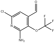 2-Amino-6-chloro-3-(trifluoromethoxy)pyridine-4-carboxaldehyde