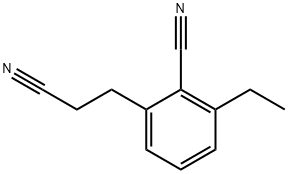 2-Cyano-3-ethylphenylpropanenitrile