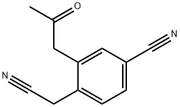 4-Cyano-2-(2-oxopropyl)phenylacetonitrile