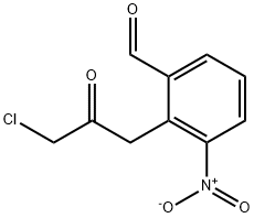 2-(3-Chloro-2-oxopropyl)-3-nitrobenzaldehyde