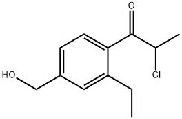 2-Chloro-1-(2-ethyl-4-(hydroxymethyl)phenyl)propan-1-one