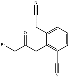 2-(3-Bromo-2-oxopropyl)-3-cyanophenylacetonitrile