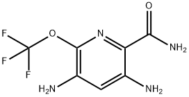 3,5-Diamino-2-(trifluoromethoxy)pyridine-6-carboxamide
