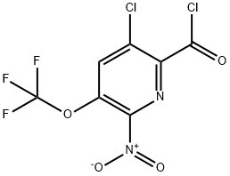 5-Chloro-2-nitro-3-(trifluoromethoxy)pyridine-6-carbonyl chloride