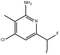 2-Amino-4-chloro-6-(difluoromethyl)-3-methylpyridine