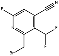 2-(Bromomethyl)-4-cyano-3-(difluoromethyl)-6-fluoropyridine