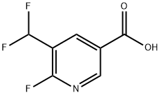 5-(difluoromethyl)-6-fluoropyridine-3-carboxylic acid
