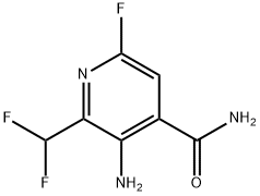 3-Amino-2-(difluoromethyl)-6-fluoropyridine-4-carboxamide