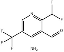 4-Amino-2-(difluoromethyl)-5-(trifluoromethyl)pyridine-3-carboxaldehyde