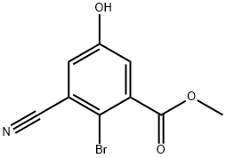 Methyl 2-bromo-3-cyano-5-hydroxybenzoate